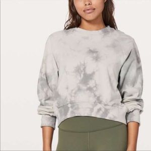 Lululemon It’s A Wash Tie Dye Marbled Crewneck Pullover Sweatshirt Top
